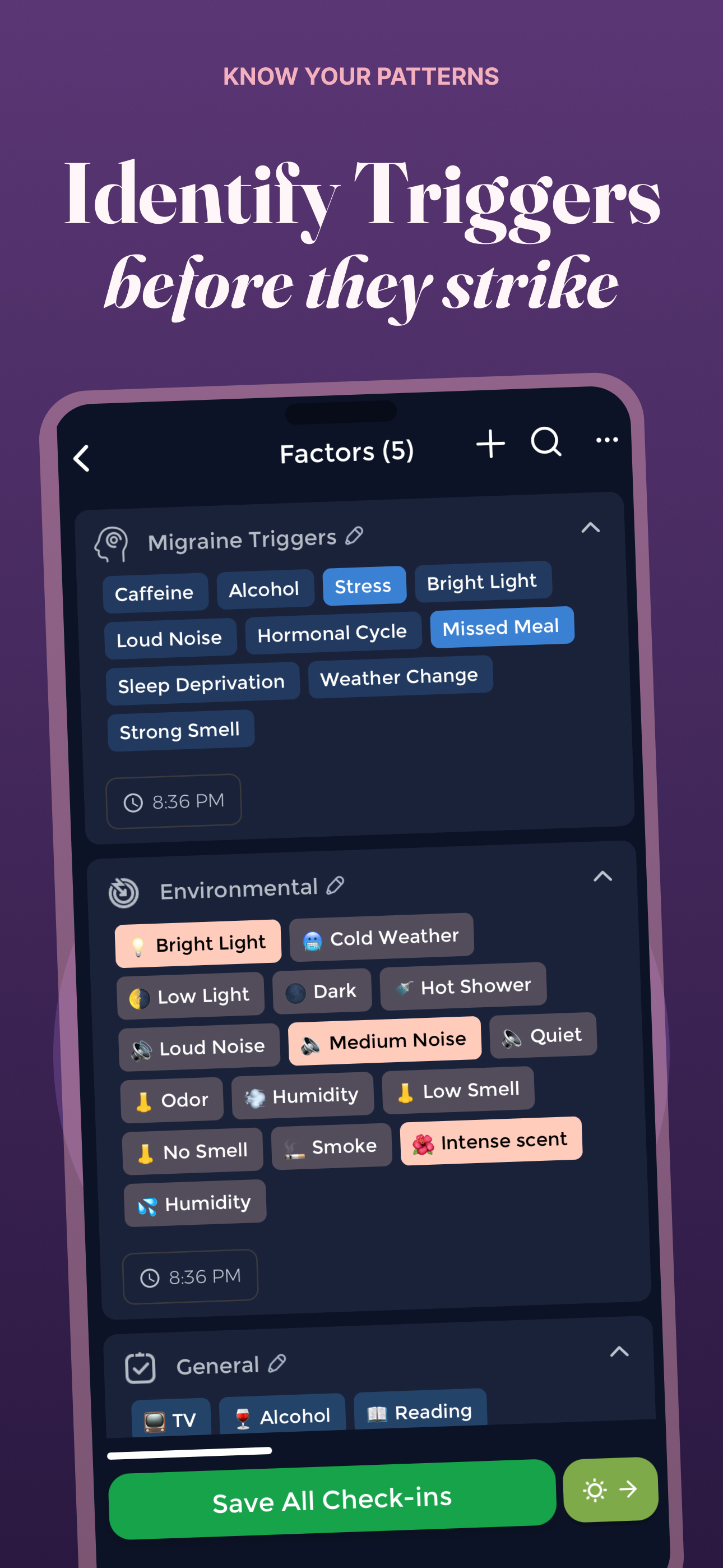 Migraine Tracker Diary screenshot 3
