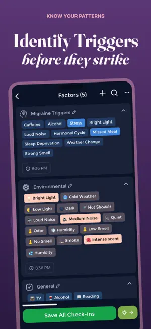 Migraine Tracker Diary screenshot 3
