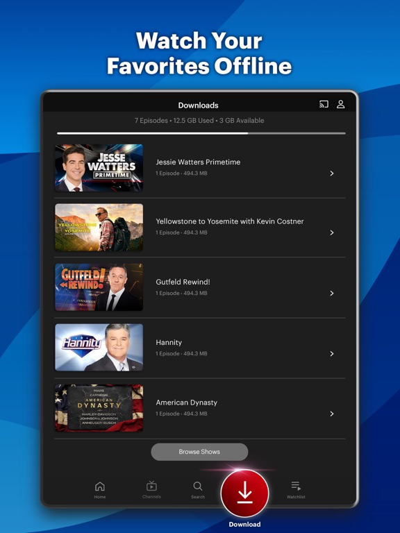 Fox Nation iPad screenshot 4 - News app