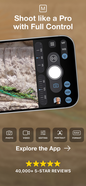 ProCamera. Raw+ Manual Camera Screenshot