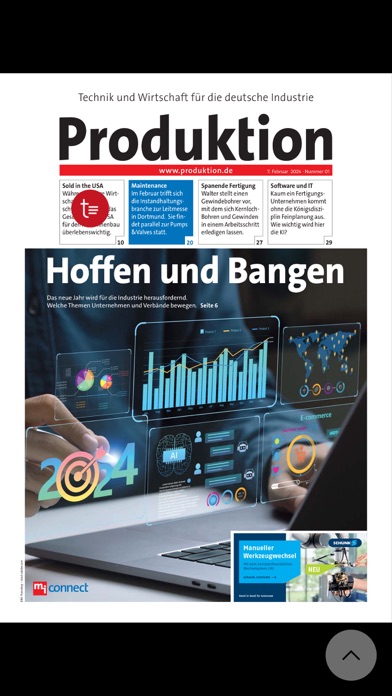Produktion eMagazin Screenshot