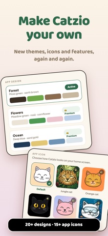 Catzio - Cat Care & Diary iPhone screenshot