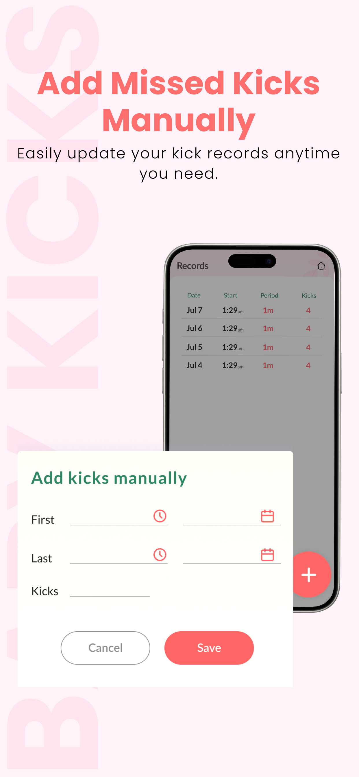 Baby Kicks- Kick Counter