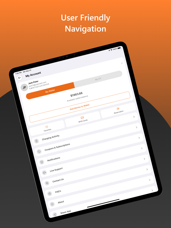 EVGATEWAY iPad screenshot 6 - Business app