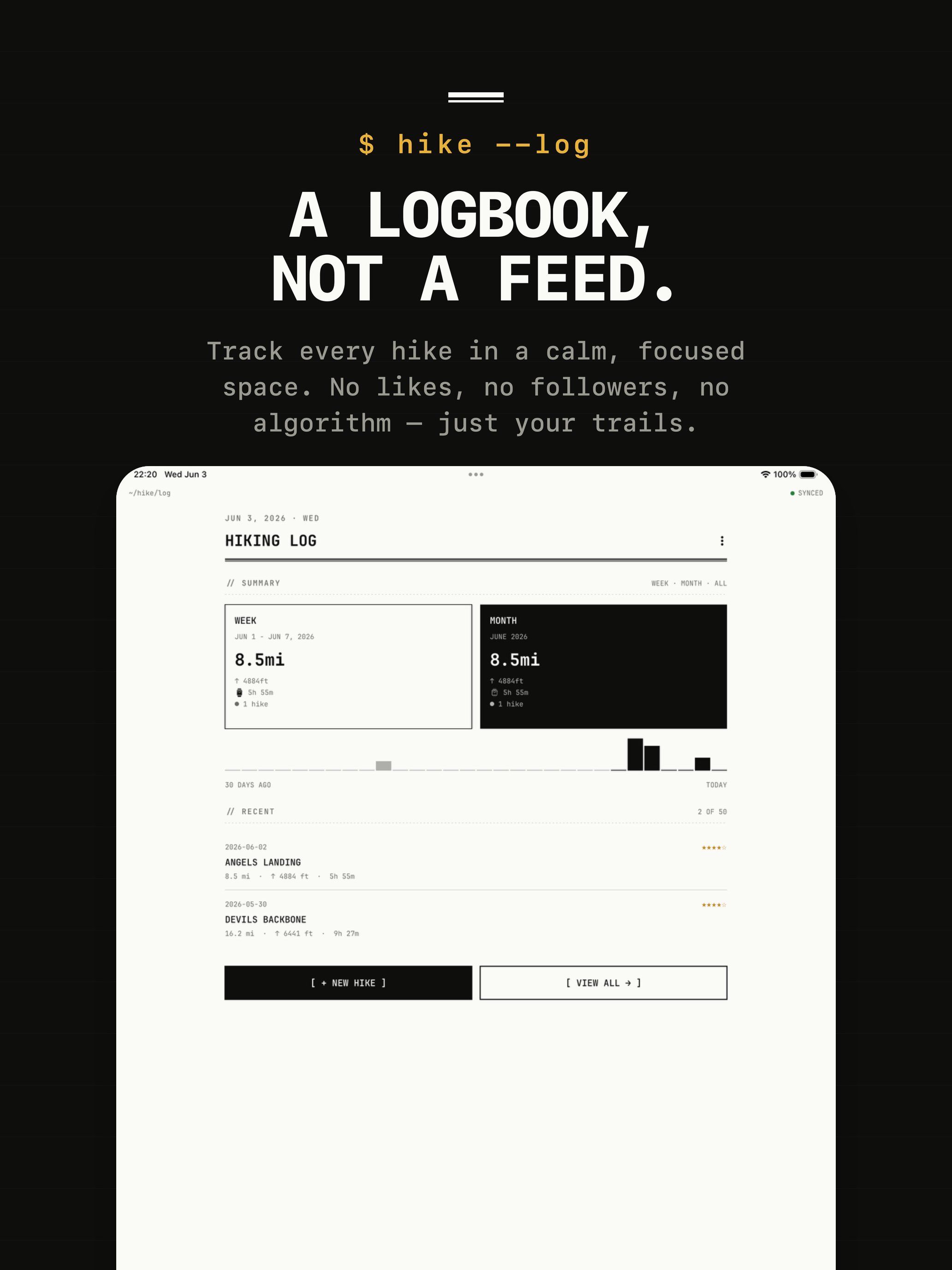 HIKE.SH - Hike and Trail Log screenshot 11
