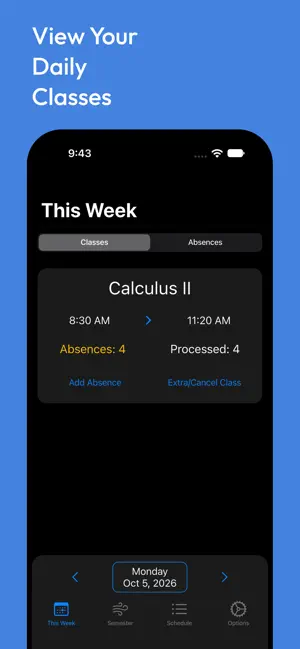Absence Tracker screenshot 1