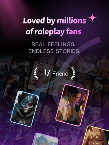 CraveU AI: Roleplay Chat iPad screenshot