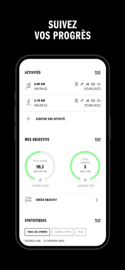 Capture d'écran de Adidas Running: Sport Tracker sur iPhone 3