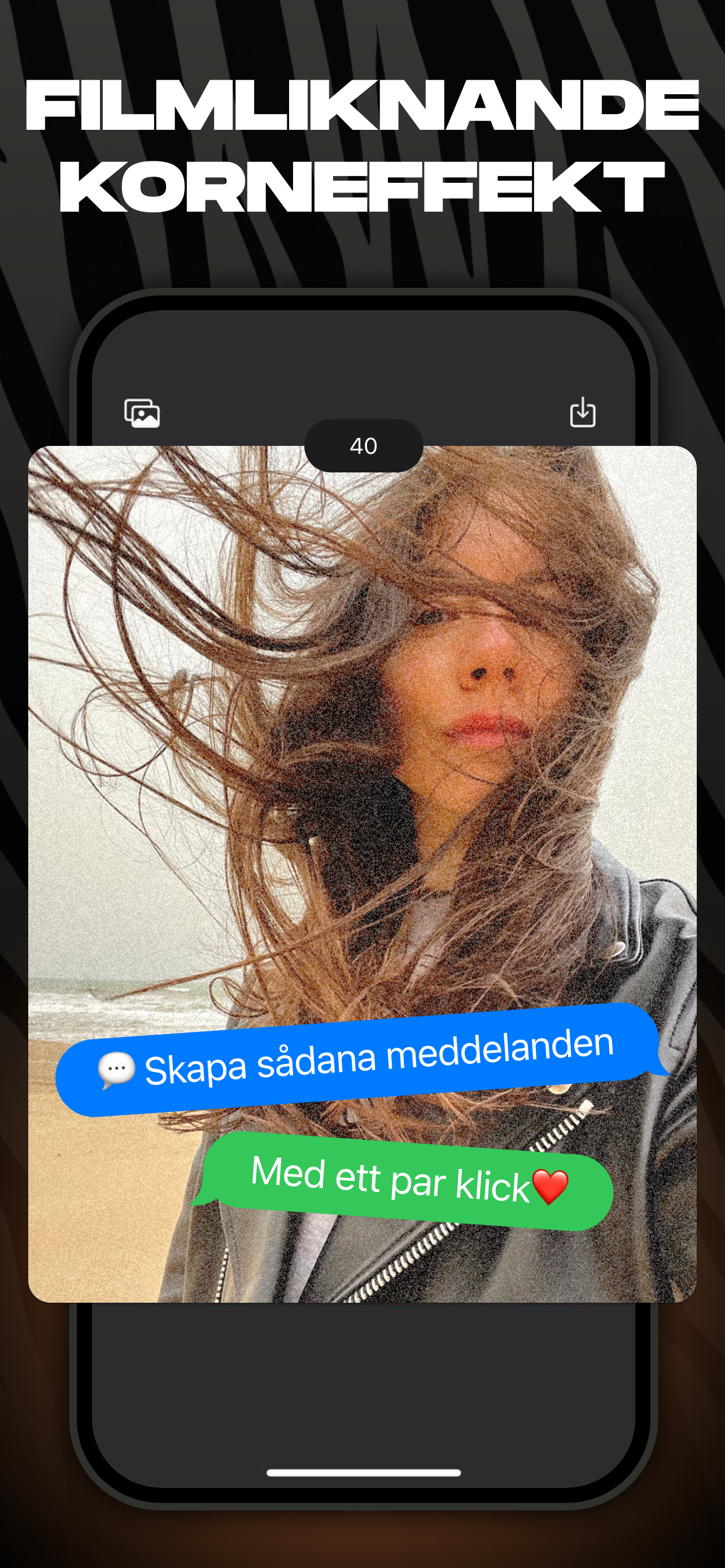 Zebra: AI Foto Redigera Filter