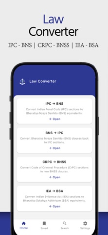 IPC-BNS Law Converter iPhone screenshot