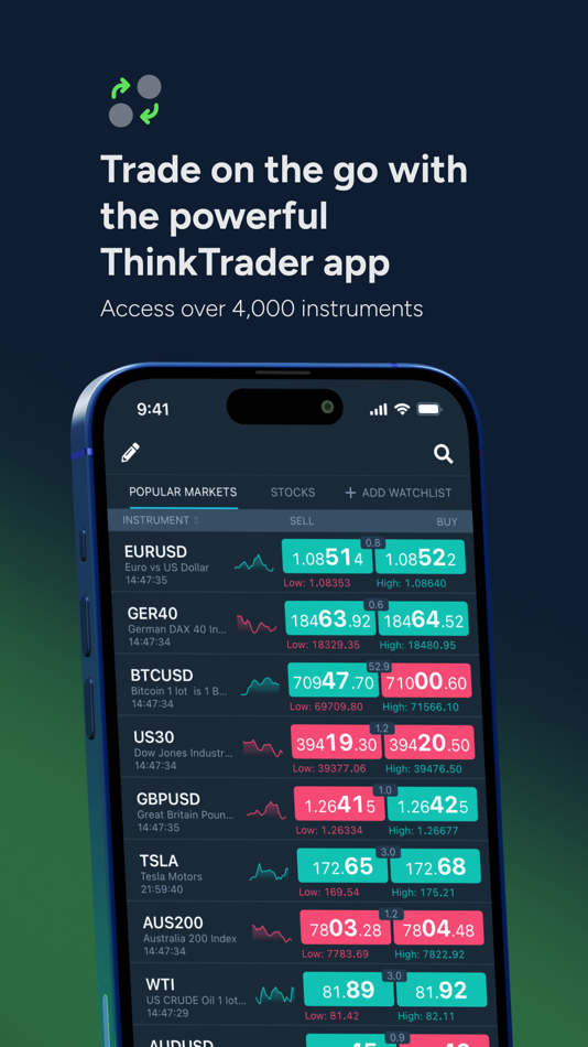 #1. ThinkTrader (iOS) 由: TF GLOBAL MARKETS (UK) LIMITED