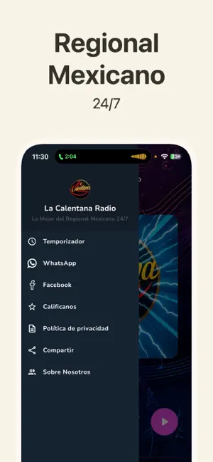La Calentana Radio screenshot 2