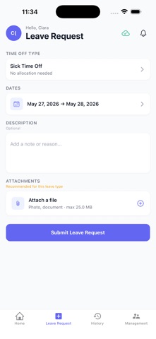 TimeOff Odoo Screenshot 3 of 8