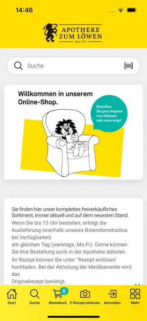 Leo App Apotheke zum Löwen screenshot 1