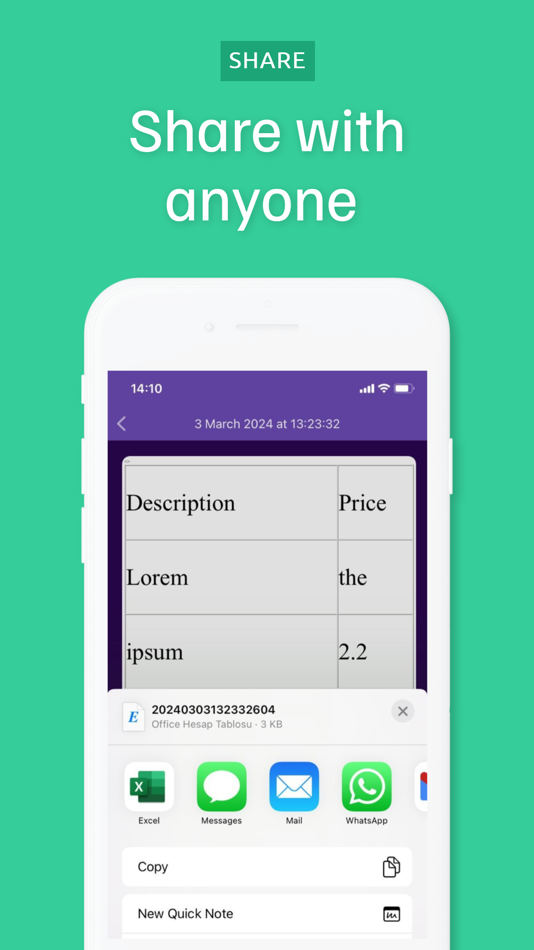 #4. Sheet Ai Images to SpreadSheet (iOS) 由: Kaan Aydemir