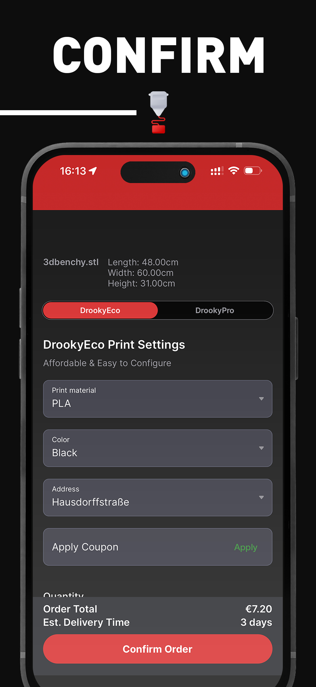 Drooky: On Demand 3D Printing screenshot 5