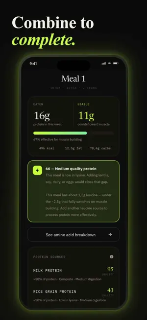 Protein Quality Scanner screenshot 4