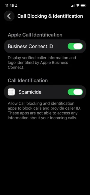 Spamicide screenshot 2