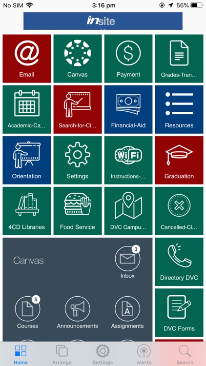 InSite for CCC, DVC and LMC