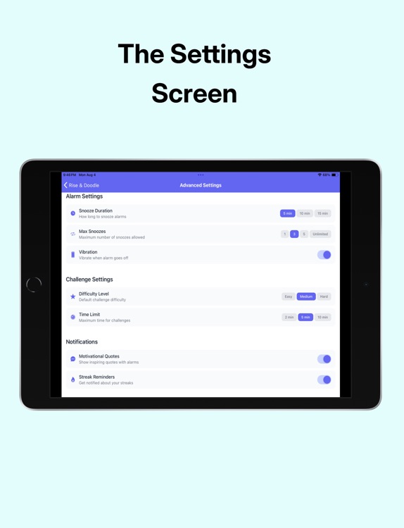 Rise & Doodle - Creative Alarm screenshot-3