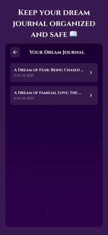 Dream Meaning Interpretations iPhone screenshot