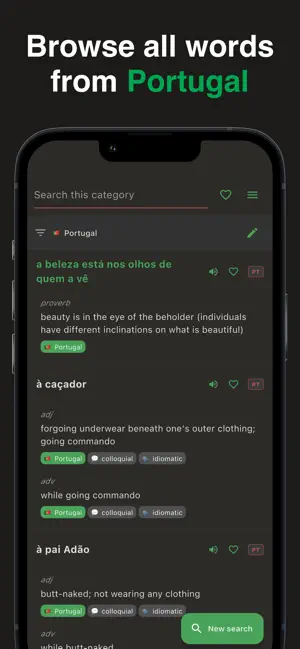 Fado: Portuguese Dictionary screenshot 3