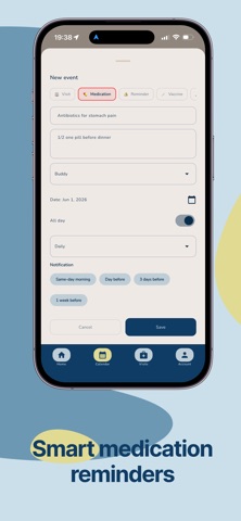 Pawddy: Pet Care Tracker iPhone screenshot