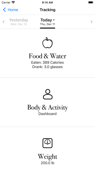 App screenshot