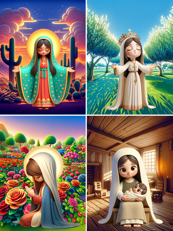 Screenshot #4 pour Virgin Mary Stickers