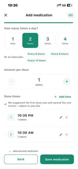 Dawaa: Family Pill Reminder screenshot 4