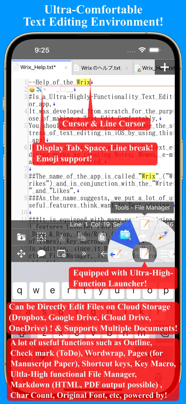 Screenshot #2 pour Wrix 2 - Ultra Text Editor