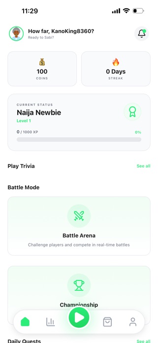 Sabi9ja: Nigeria Trivia Battle screenshot 3