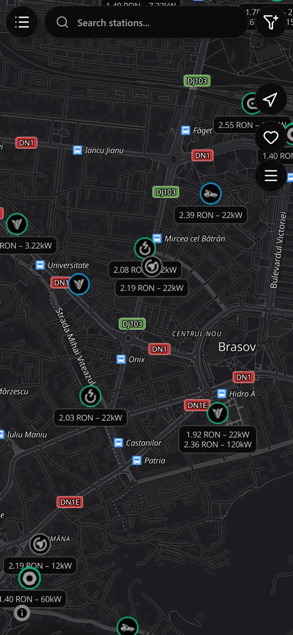 Screenshot #1 pour AmpWhere - EV Charging Map