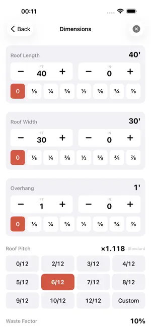 RoofCalc - Roofing Estimator screenshot 2
