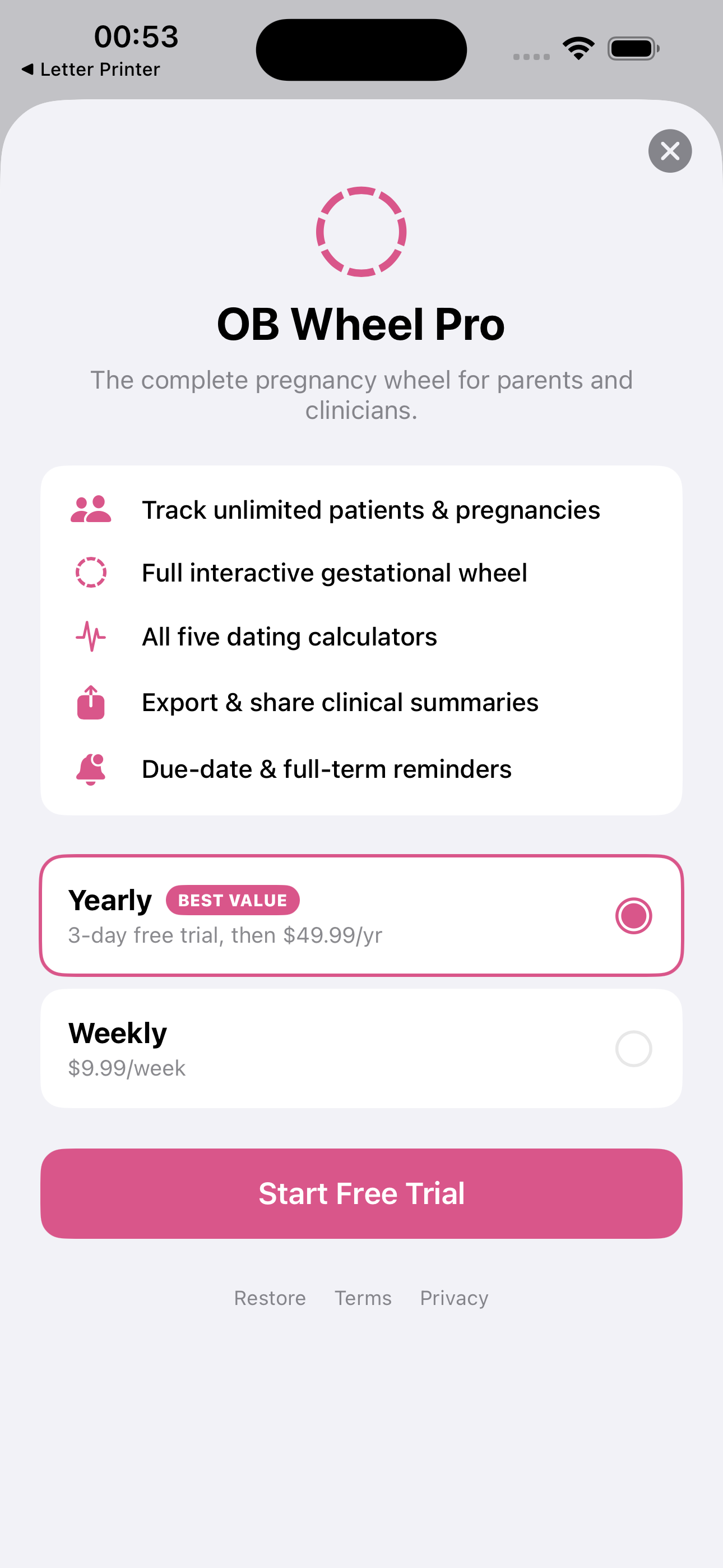 OB Wheel: Due Date & EDD screenshot 3