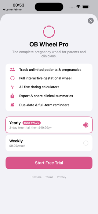 OB Wheel: Due Date & EDD Screenshot 3 of 3