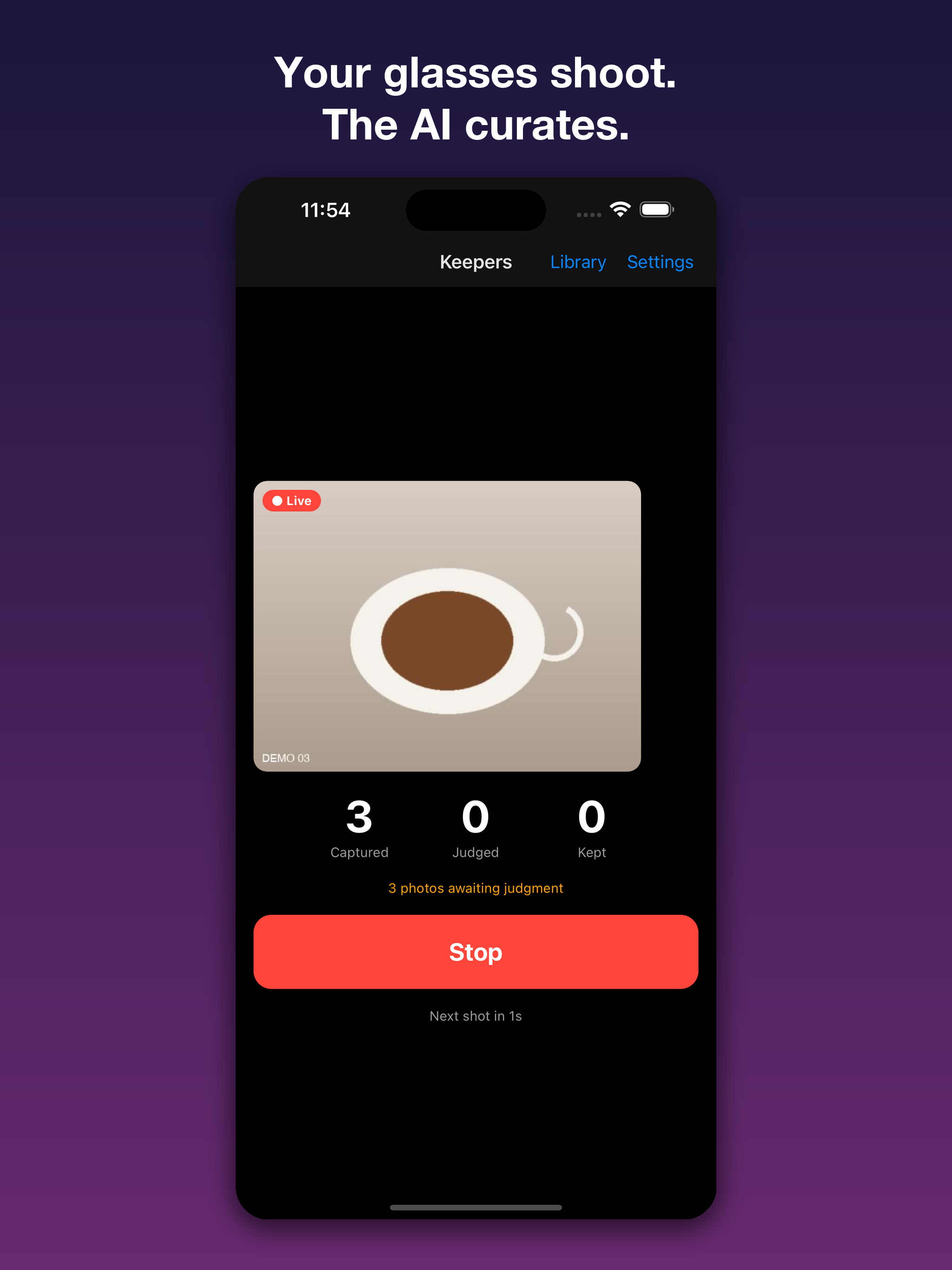 Keepers: Smart Glasses Camera screenshot 4