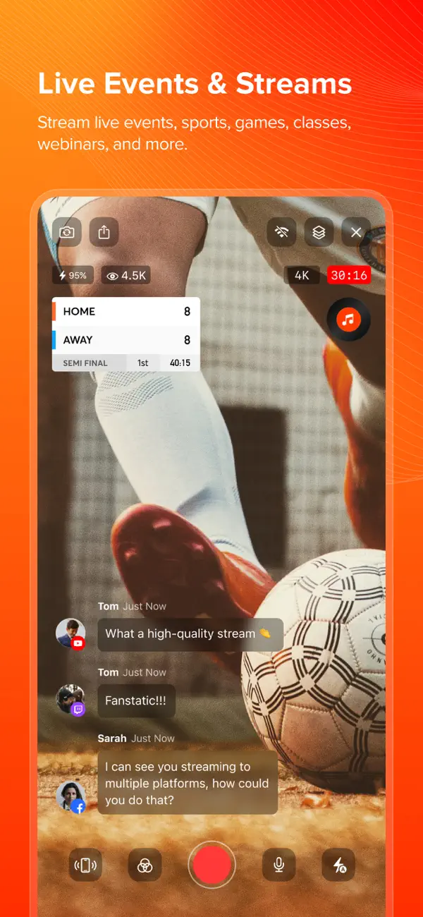 #1. Live Now - Live Stream (iOS) 게시자: NABIAPP SOFTWARE SOLUTION COMPANY LIMITED