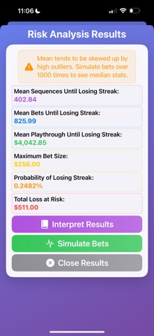 Martingale Strategy screenshot