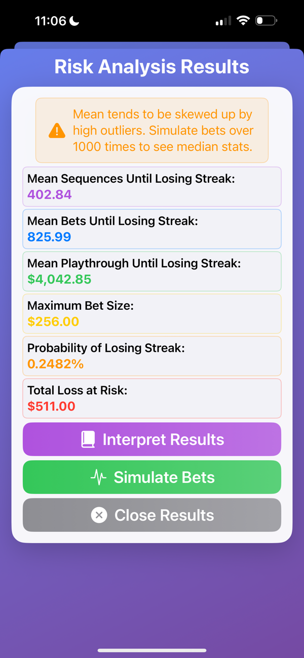 Martingale Strategy screenshot 2