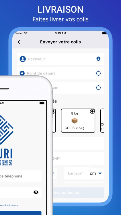Cauri Express - Taxi & Colis screenshot-3