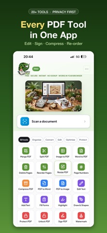 RaptorPDF: PDF Editor-Scanner Screenshot 1 of 6