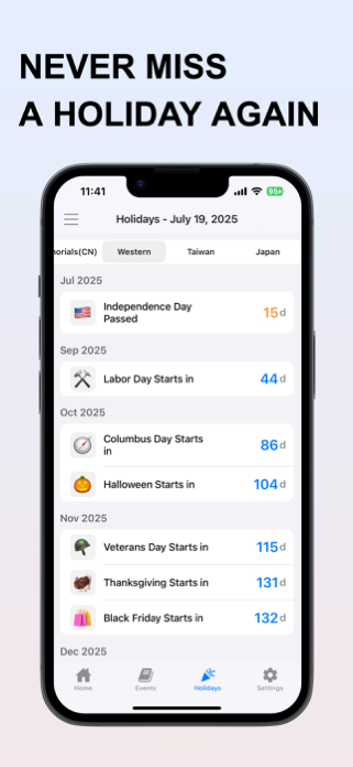 DayKeeper: Countdown Reminder Screenshot 5 of 10