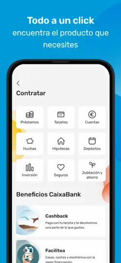 Captura de pantalla de CaixaBankNow・Tu Banco Móvil en iPhone 5