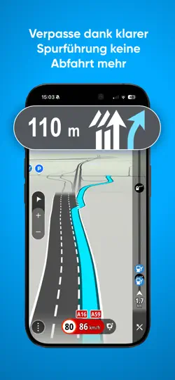 Screenshot von TomTom GO Expert: Lkw Navi auf dem iPhone 6