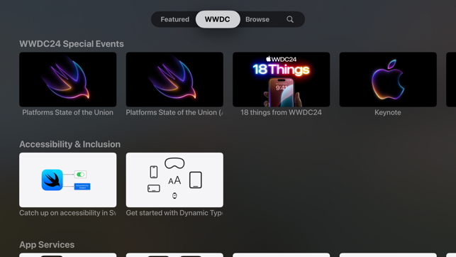 ‎Apple Developer Screenshot