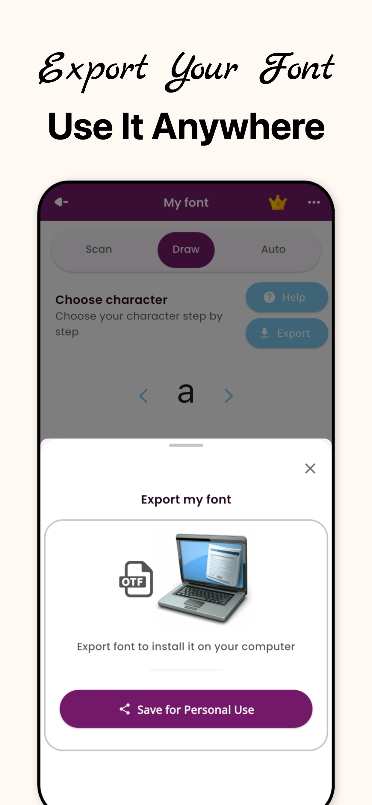 Calligrapher: Handwriting Font screenshot 7