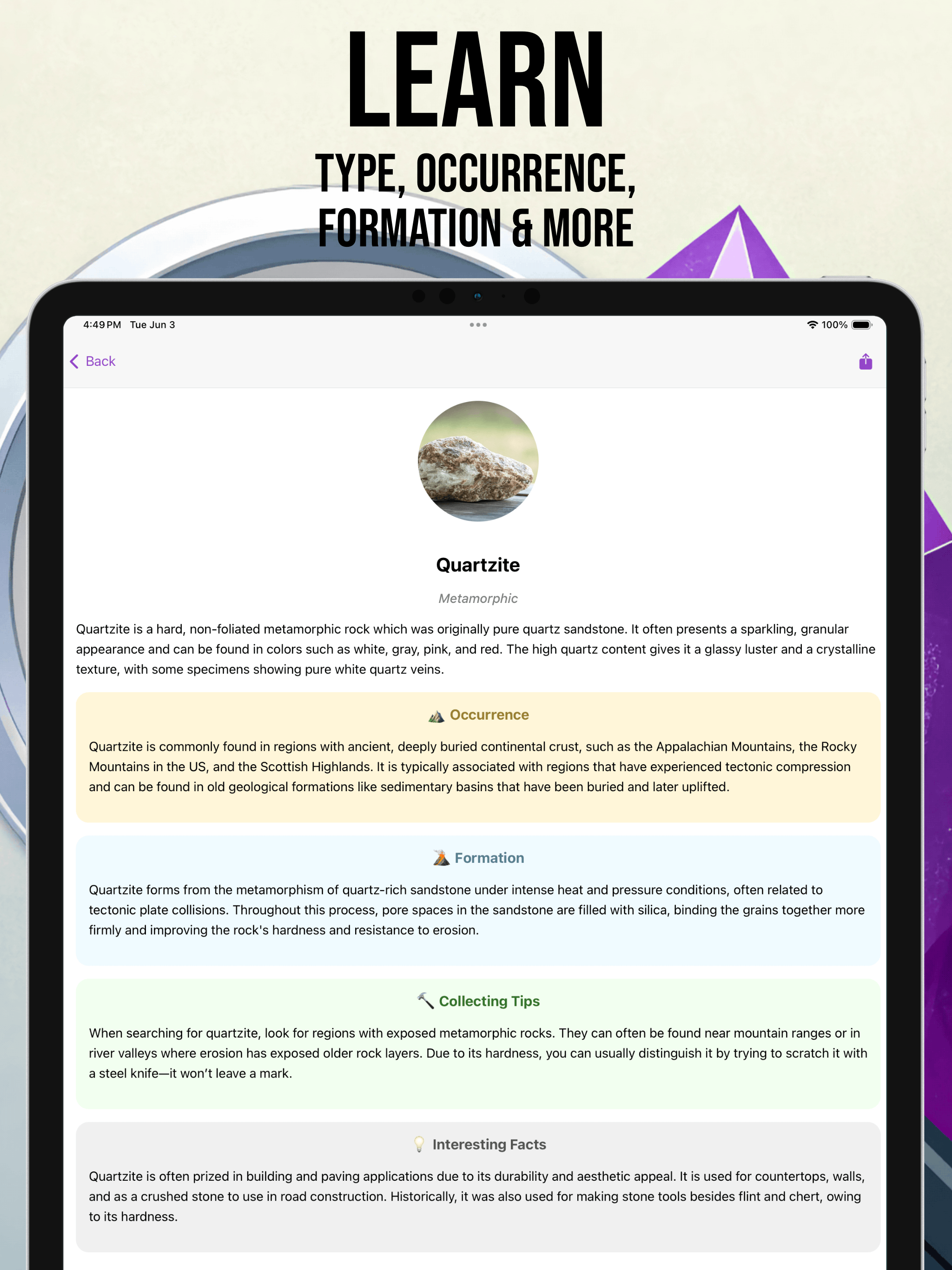 Rock Identifier - Crystal Id