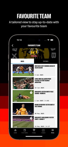 PREM Rugby screenshot