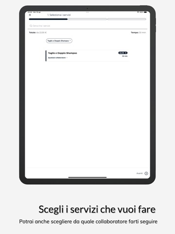 My Forbice iPad screenshot